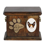 Cornish Rex Cat Personalizovaná urna na popol