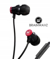 SLÚCHADLÁ BRAINWAVZ DELTA BLACK S MIKROFÓNOM