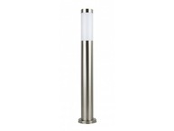 Záhradná lampa stojaca INOX stĺpik, okrúhly 65cm