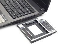 SLIM rámček 5,25-2,5 HDD SSD 9,5 mm namiesto cd/dvd