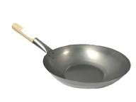 Wok z uhlíkovej ocele 30 cm - ploché dno