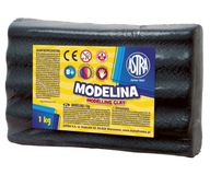 Modelovacia hmota Astra 1 kg Čierna