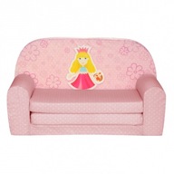 Detská pohovka Mini Couch Princezná posteľ