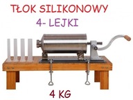 Plnidlo na klobásy 4x lievik silikónový 4KG