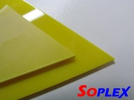 2000x1000x 2mm žltý HIPS polystyrén 200x100 cm
