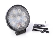 LED pracovná lampa 3Wx9 okrúhla 12 a 24V halogénová O