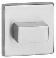 Spodná rozeta vývesný štít Metal-Bud Square, vývesný štít WC INOX so zámkom