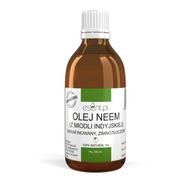 Neemový olej 250 ml, nerafinovaný, pozadie