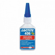 LOCTITE 406 50G KYANOAKRYLÁTOVÉ LEPIDLO NA PLASTY