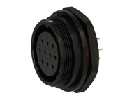 ZÁSUVKA 10 pin 2,0 mm2 IP68 10A 500V Weipu