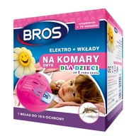 BROS elektro + 10 repelentov proti komárom pre deti