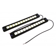 denné svietenie DRL COB LED 25W Nové flexibilné