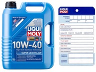 LIQUI MOLY SUPER LEICHTLAUF 10W40 5L 9505 + ZADARMO