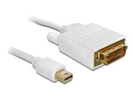 Biely mini DisplayPORT - DVI kábel 1m Mac Szczecin