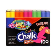 Colorino Kids bezprašná farebná krieda 100 kusov