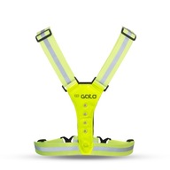 Reflexný postroj GATO Safer Sport LED, žltý