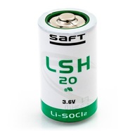 Saft LSH20 LSH-20 lítiová batéria 3,6V Li-SOCl2 R20