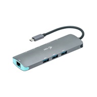 Kovová nano dokovacia stanica itec USB-C HDMI+USB+LAN