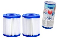 2x FILTER PRE BAZÉN FILTRAČNÉ ČERPADLO TYP I BESTWAY 58093 PRE BAZÉN