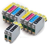 10x ATRAMENT PRE TLAČIAREŇ EPSON SX115 SX215 SX218 T0711