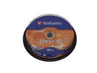Disky Verbatim DVD-R 4,7 GB 16x 10 ks