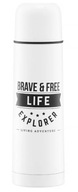 AMBITION Termoska 500 ml LIFE BRAVE & FREE 2631