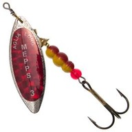 MEPPS Aglia Long Redbo spinner strieborný 4/17g