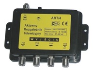 AKTÍVNY TV SPLITTER ART/4 - PRE 4 TV - DVB-T/T2