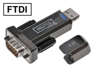 USB2.0-RS232 D-SUB 9P prevodník FTDI DIGITUS