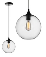 ZÁVESNÉ SKLENENÉ STROPNÉ LAMPA APP311-1CP LOFT