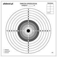 Kartónové strelecké terče 14x14 cm 1000 ks #3