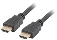 Kábel Lanberg 10m HDMI-HDMI M-M v2.0 Gold, čierny