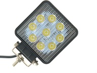 9 LED HALOGÉNOVÁ PRACOVNÁ LAMPA 27W 12V 24V HĽADAŤ!