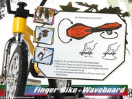 SKATEBOARDOVÝ Fingerboardový BICYKEL BMX WAVE