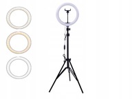 PRSTEŇOVÁ LAMPA 60W STOJAN NA MAKEUP 220cm