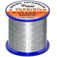 CÍN S PÁJKOVÝM SPOJOM 250g 2mm 60%