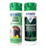 Nikwax sada TECH WASH 300 ml + BASEWASH 300 ml