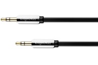 Kruger&Matz METAL mini-JACK 3.5 audio kábel 3m