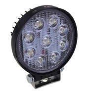 Okrúhla LED pracovná lampa 9 LED Halogén 12-24V