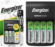 ENERGIZER BASE AA AAA nabíjačka + 4x R6 1300mAh batérie