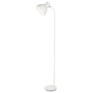 STOJANOVÁ LAMPA Derek E27 1x25W kovová biela mat