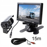 CÚVACIA KAMERA18IR MONITOR 7 TIR BUS 20m 12V/24V