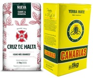 Yerba Mate Canarias 1kg + cruz de malta 1kg