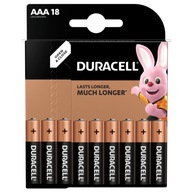 Alkalické batérie Duracell AAA x 18 R3