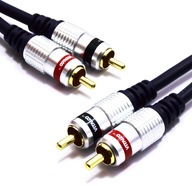 KÁBEL 2X RCA 2RCA CHINCH AUDIO 2X RCA VITALCO 4M