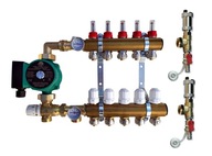 Rozdeľovač 3 s PUMP GROUP pre podlahové kúrenie