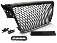 Audi A4 B8 8K 08-11 atrapa grilu BLACK MAT ala RS