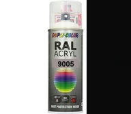 MOTIP RAL ACRYL 9005 POLMATNÁ DVOJFAREBNÁ AKRYLÁTOVÁ FARBA SPREJ 400 ML