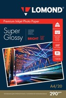 FOTOPAPIER A4 SUPER LESKLÝ 290g 20 ks