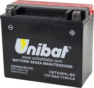 Batéria pre motocykle Unibat CBTX20HL-BS, ETX20HL-BS, YTX20HL-BS